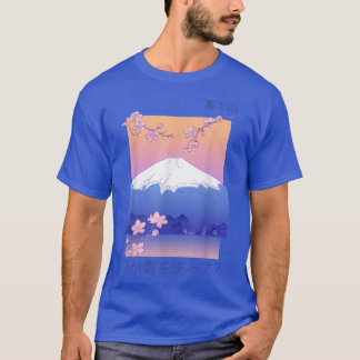 T-shirt Fleur de cerisier japonais Sakura Vaporwave