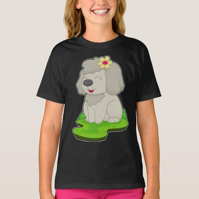 T-shirt Fleur de chien (Devant)