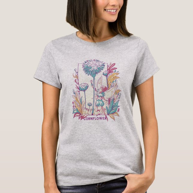 T-shirt Fleur de Cornflower (Devant)