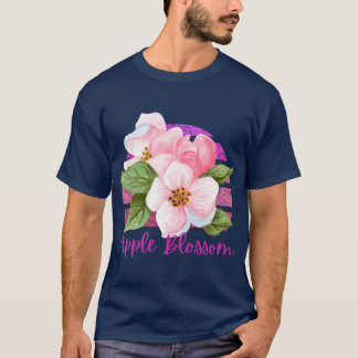 T-shirt Fleur de fleur d'arbres fruitiers de l'Arkansas aq