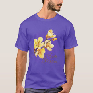 T-shirt Fleur de fleur d'arbuste d'Arkansas aquarelle Sti