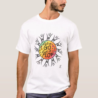 T-shirt Fleur de flux