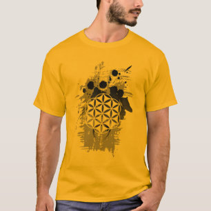 T-shirt Fleur de grunge de la vie