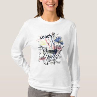 T-shirt Fleur de jardin abstrait Bloom Vintage Chaos sauva