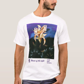 T-shirt Fleur de la nuit par Anjo Lafin