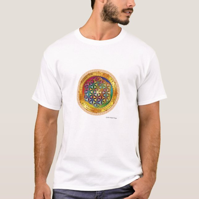 T-shirt Fleur de la vie (Devant)