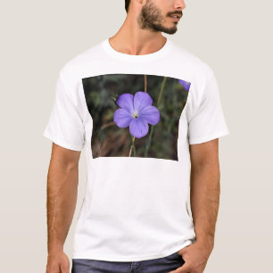 T-shirt Fleur de lin éternel ou bleu