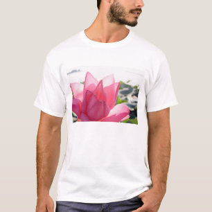 T-shirt Fleur de lotus [Nelumbo speciosum] en pleine