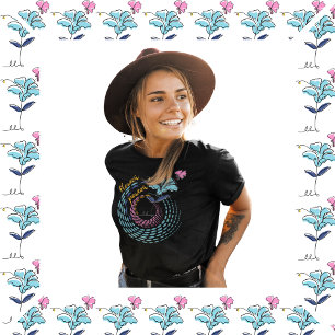 T-shirt Fleur de puissance et spirale