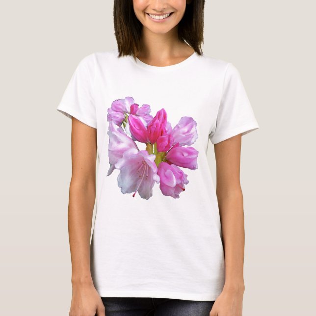 T-shirt Fleur de rhododendron (Devant)