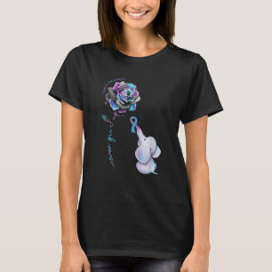 T-shirt Fleur de sensibilisation à la prévention du suicid