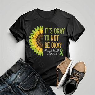 T-Shirt Fleur de Tournesol de Sensibilisation à la