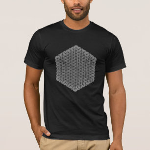 T-shirt fleur de vie de géométrie sacrée