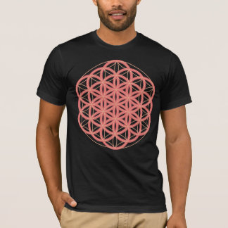 T-shirt fleur de vie de géométrie sacrée