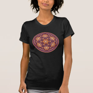 T-shirt Fleur De Vie - Style Bouton 02