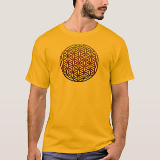 T-shirt Fleur du symbole sacré de la géométrie de la vie -