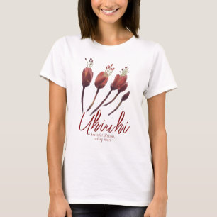 T-shirt Fleur d'Uhiuhi Rare Élégante Florale Hawaïenne