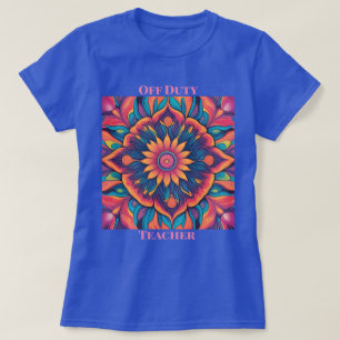 T-shirt Fleur enseignant hors service