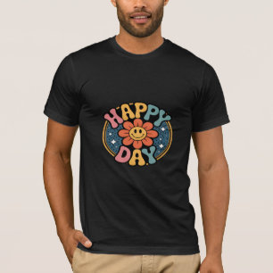 T-shirt Fleur Épanouie Jour Heureux