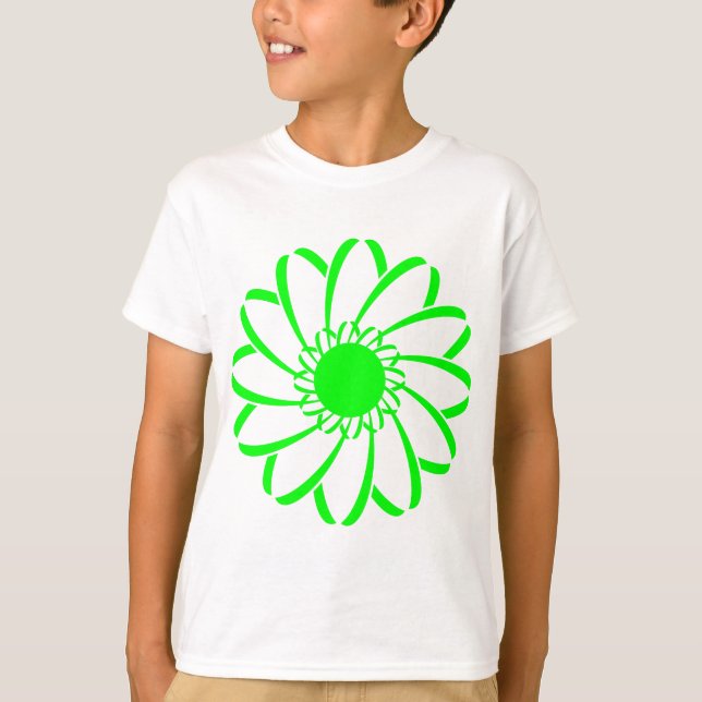T-shirt Fleur géométrique (Devant)