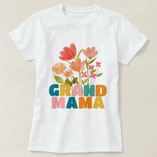 T-shirt Fleur Grand Mama