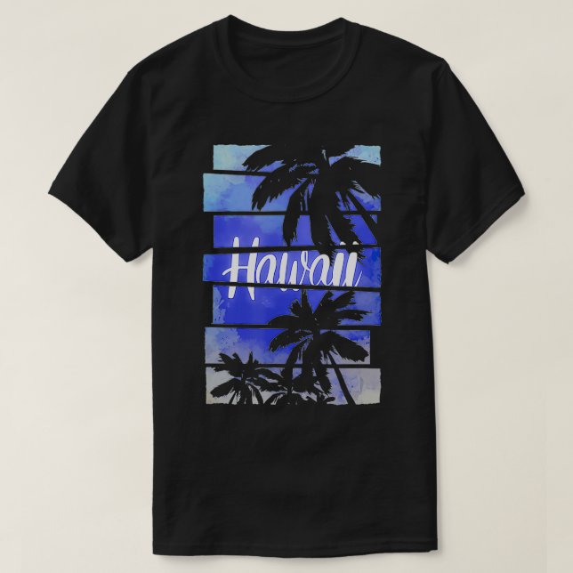 T-shirt Fleur hawaïenne hawaïenne d'Hawaii famille jumelée (Design devant)