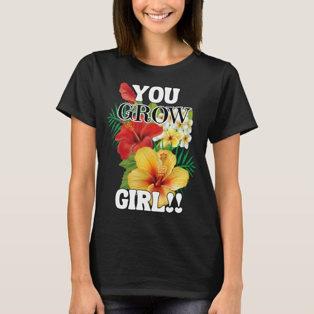 T-shirt Fleur Inspirant (Devant)