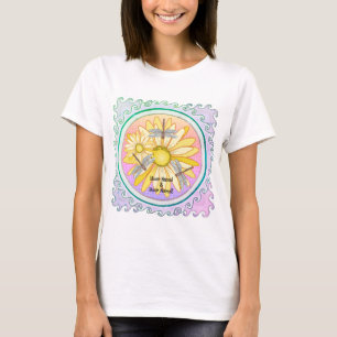 T-shirt fleur jaune de marguerite