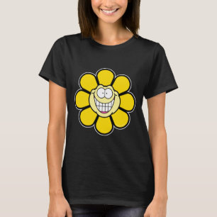 T-Shirt Fleur Jaune Joyeuse