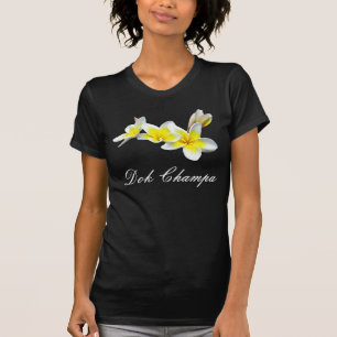 T-SHIRT FLEUR LAOTIENNE DOK CHAMPA - PLUMERIA RUBRA