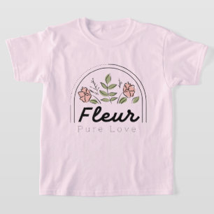 T-shirt Fleur – Logo Floral Pure Love