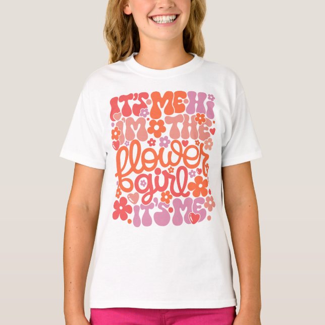 T-shirt Fleur Mariage mignonne Cadeaux nuptiaux tendance (Devant)