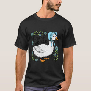T-shirt Fleur Nanny Goose mignonne Silly Goose Mothers Day