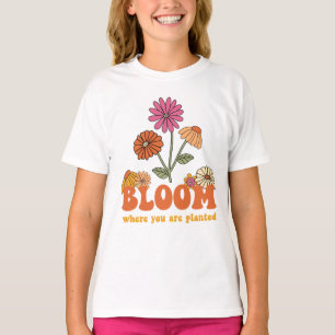 T-shirt Fleur Où vous êtes planté