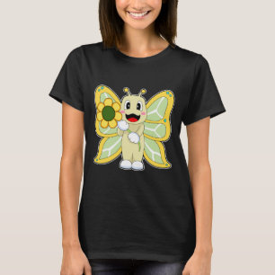 T-shirt Fleur papillon