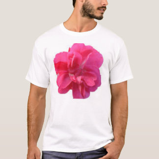 T-shirt fleur rose