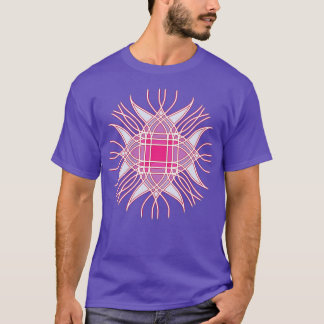 T-shirt Fleur rose Abstraite