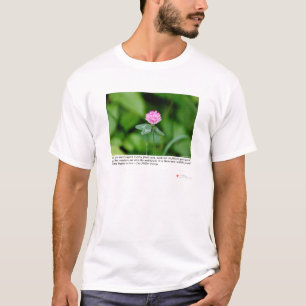 T-shirt Fleur rose de la collection de cadeaux Lee Hiller 