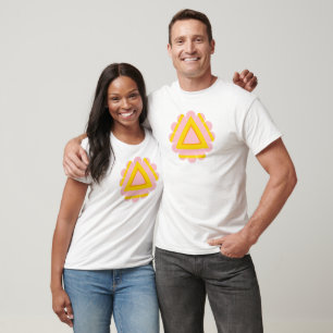 T-shirt Fleur rose orange jaune (#1 & #2)