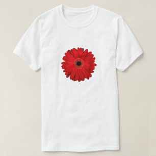 T-shirt Fleur rouge Gerbera Conception photo
