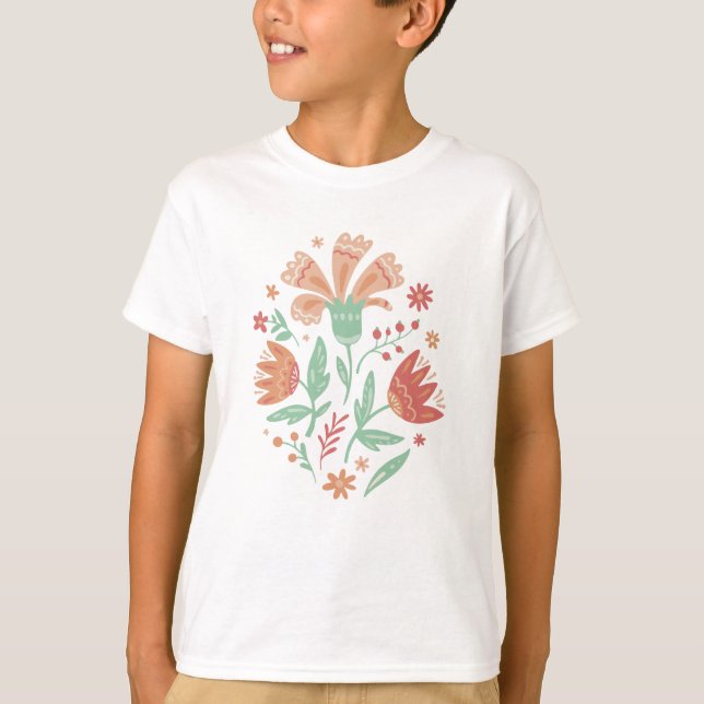 T-shirt Fleur sauvage (Devant)