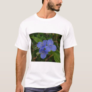 T-shirt Fleur sauvage Blue Spiderwort Hot Springs AR Cadea