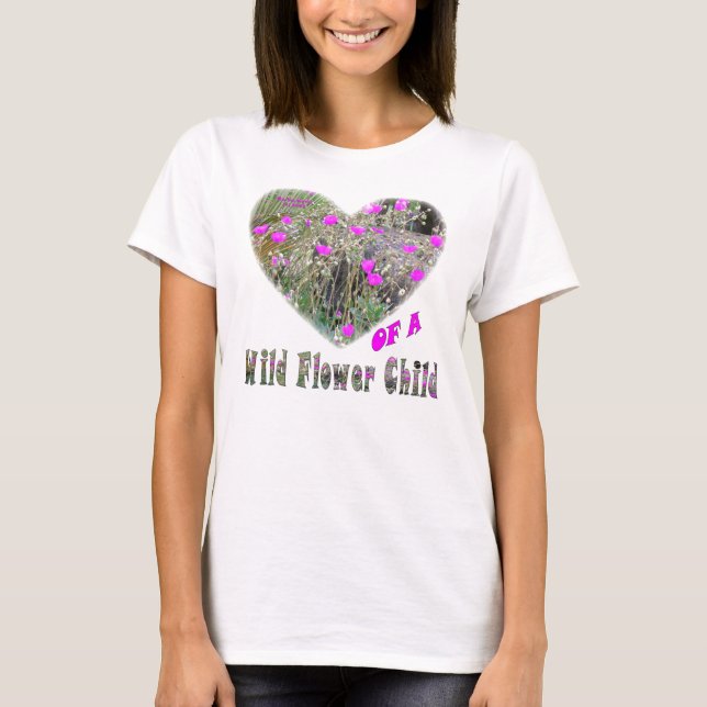 T-shirt Fleur sauvage - Chemise à long manche (Devant)