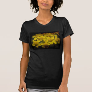 T-shirt Fleur sauvage jaune