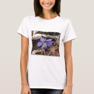 T-shirt Fleur sauvage Oiseaux-Pied Violet Sources thermale