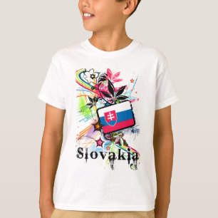 T-shirt Fleur Slovaquie