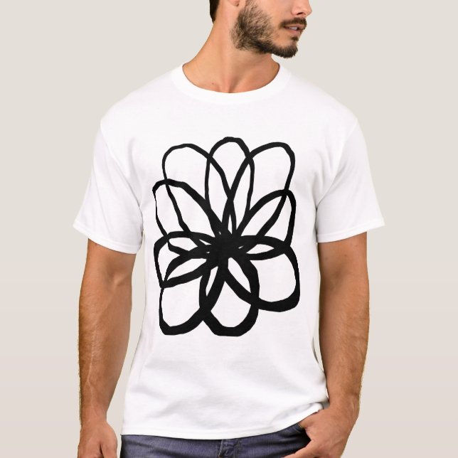 T-shirt Fleur spontanée (Devant)