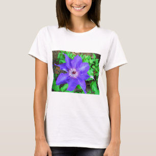 T-shirt Fleur violette Clematis