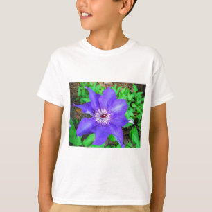 T-shirt Fleur violette Clematis