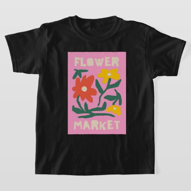 T-shirt fleuri  (Poser)